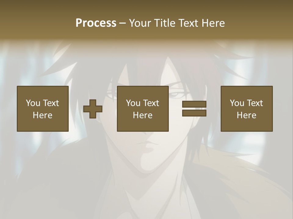 A Man With Red Hair Standing In Front Of A Forest PowerPoint Template