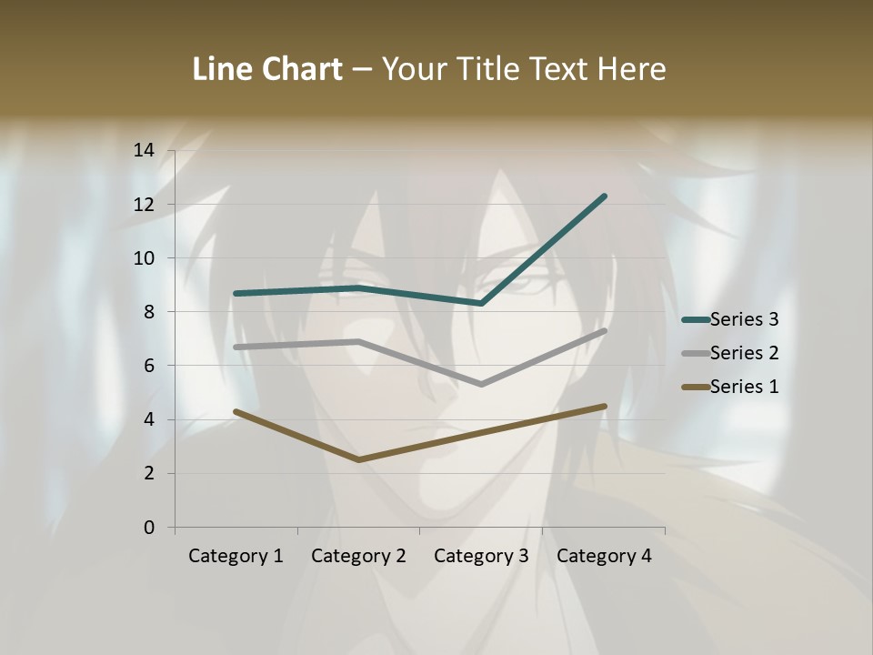 A Man With Red Hair Standing In Front Of A Forest PowerPoint Template