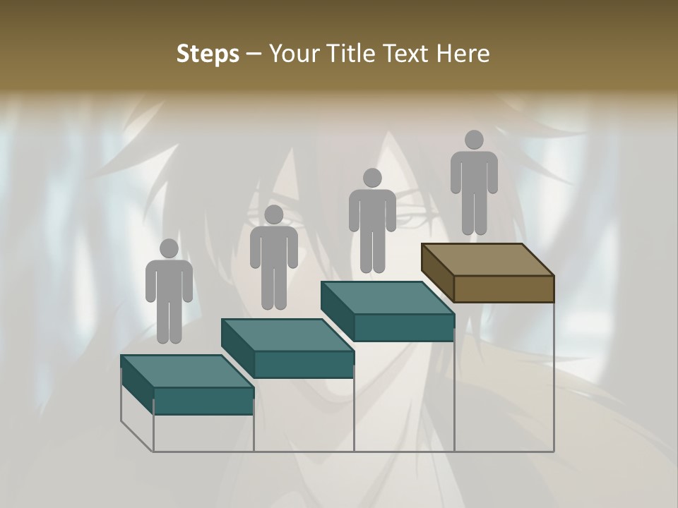 A Man With Red Hair Standing In Front Of A Forest PowerPoint Template