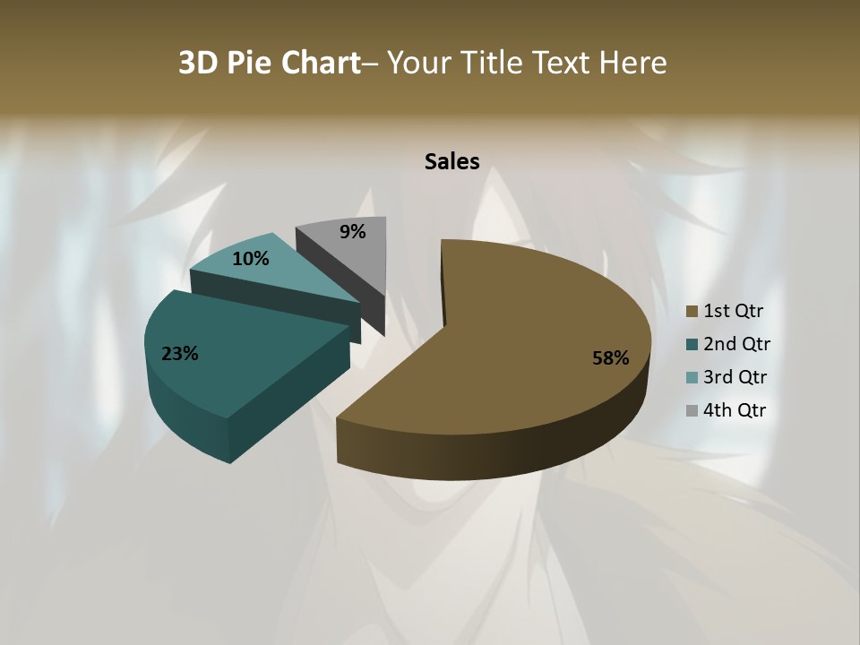 A Man With Red Hair Standing In Front Of A Forest PowerPoint Template