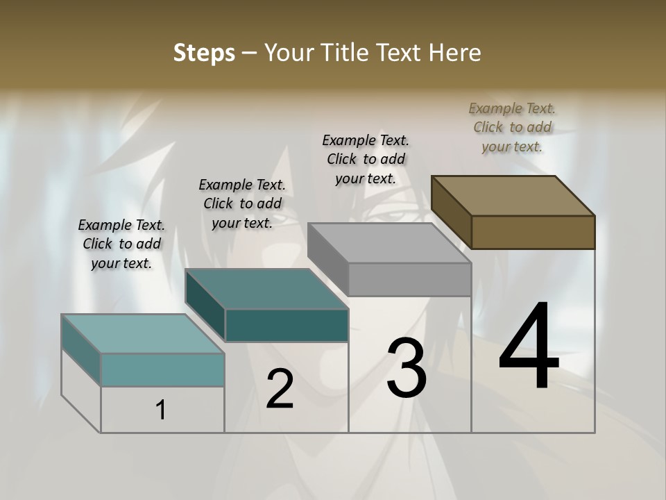 A Man With Red Hair Standing In Front Of A Forest PowerPoint Template