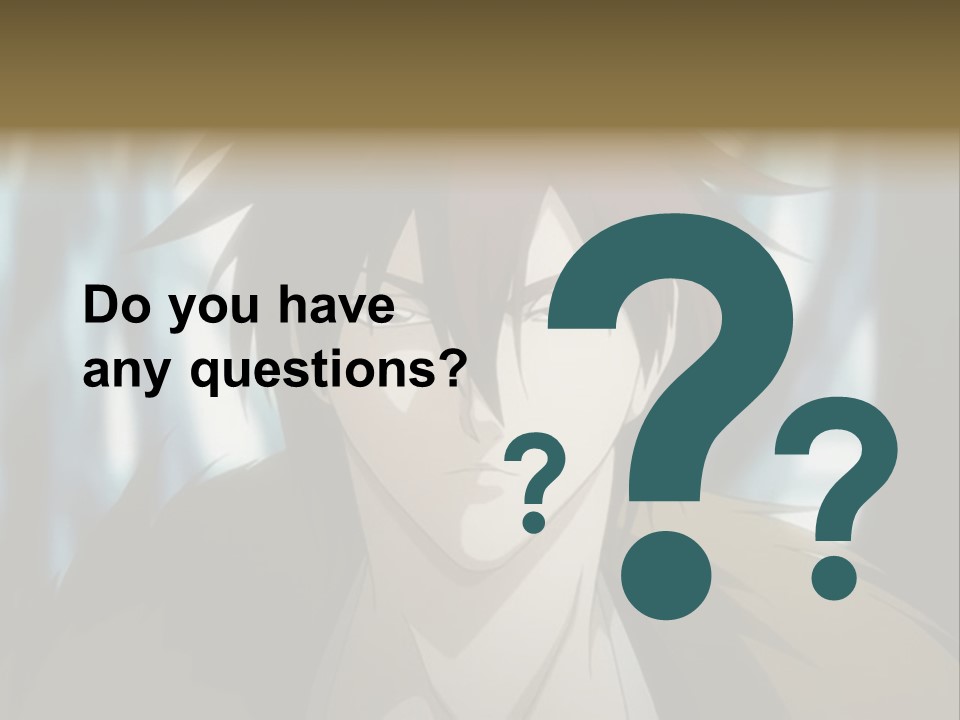 A Man With Red Hair Standing In Front Of A Forest PowerPoint Template