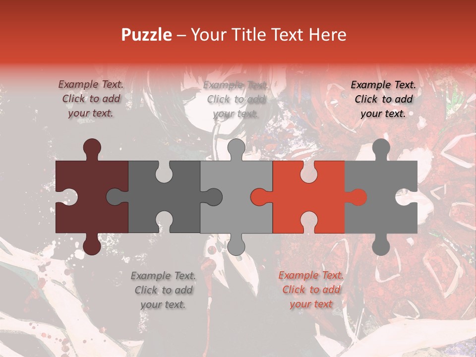 A Woman With Headphones Standing In Front Of Flowers PowerPoint Template