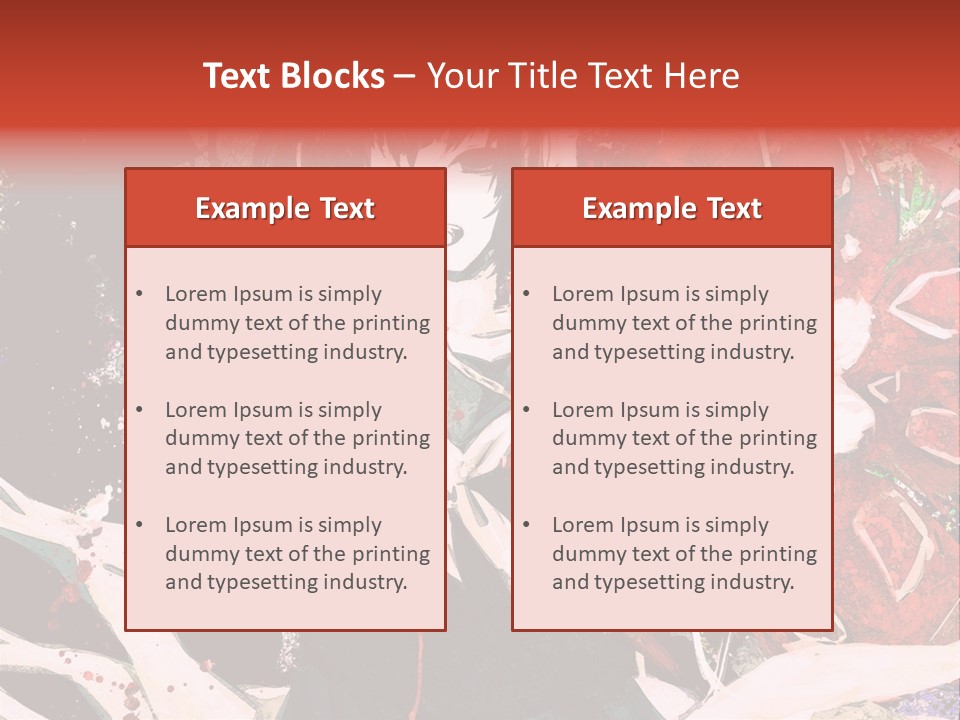 A Woman With Headphones Standing In Front Of Flowers PowerPoint Template