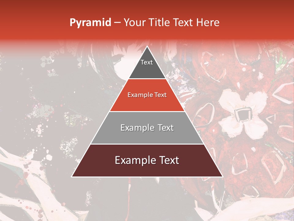 A Woman With Headphones Standing In Front Of Flowers PowerPoint Template