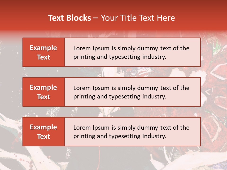 A Woman With Headphones Standing In Front Of Flowers PowerPoint Template