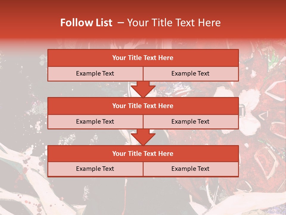 A Woman With Headphones Standing In Front Of Flowers PowerPoint Template