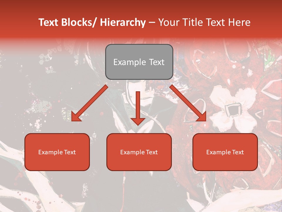 A Woman With Headphones Standing In Front Of Flowers PowerPoint Template