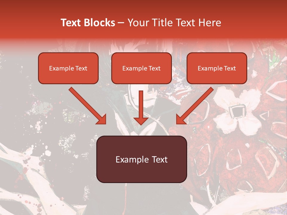 A Woman With Headphones Standing In Front Of Flowers PowerPoint Template