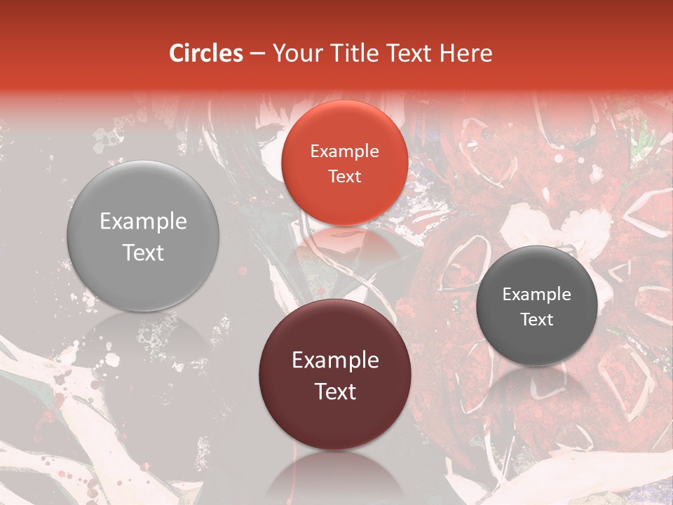 A Woman With Headphones Standing In Front Of Flowers PowerPoint Template