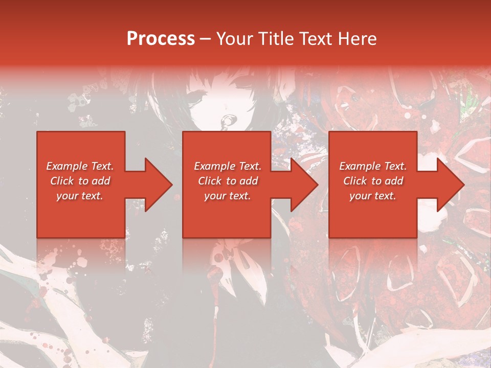 A Woman With Headphones Standing In Front Of Flowers PowerPoint Template