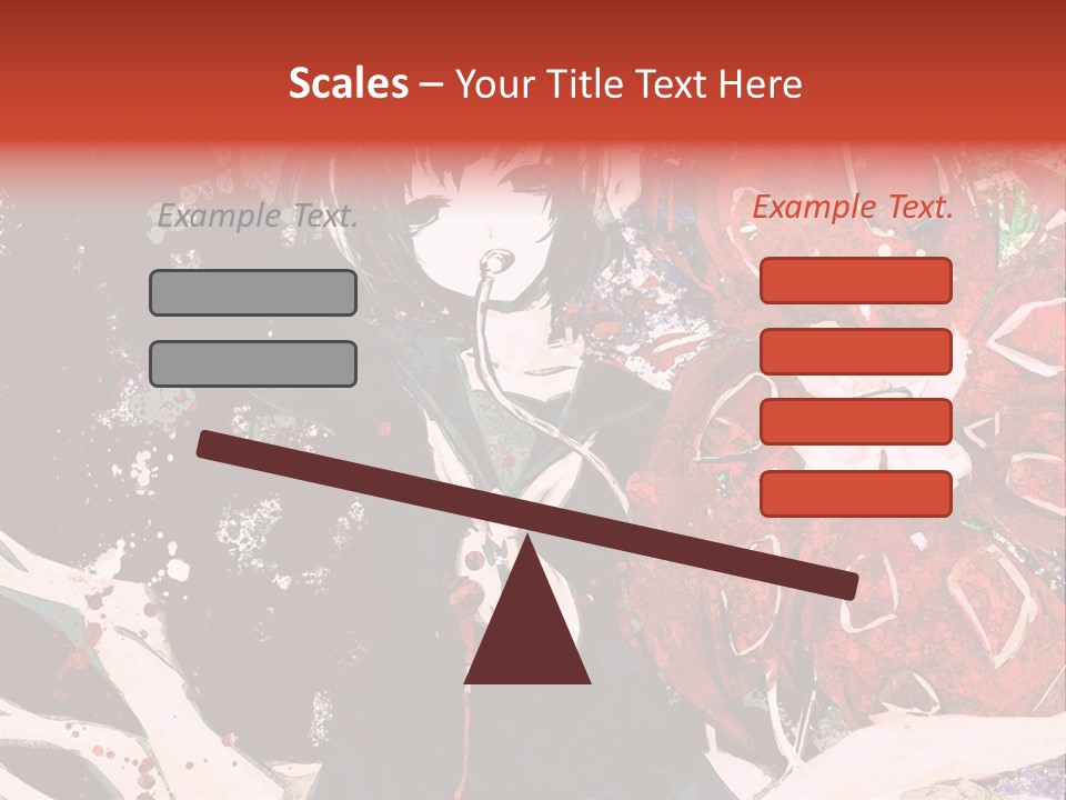 A Woman With Headphones Standing In Front Of Flowers PowerPoint Template