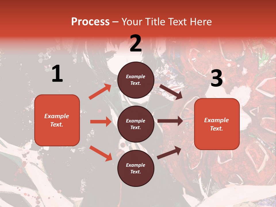 A Woman With Headphones Standing In Front Of Flowers PowerPoint Template