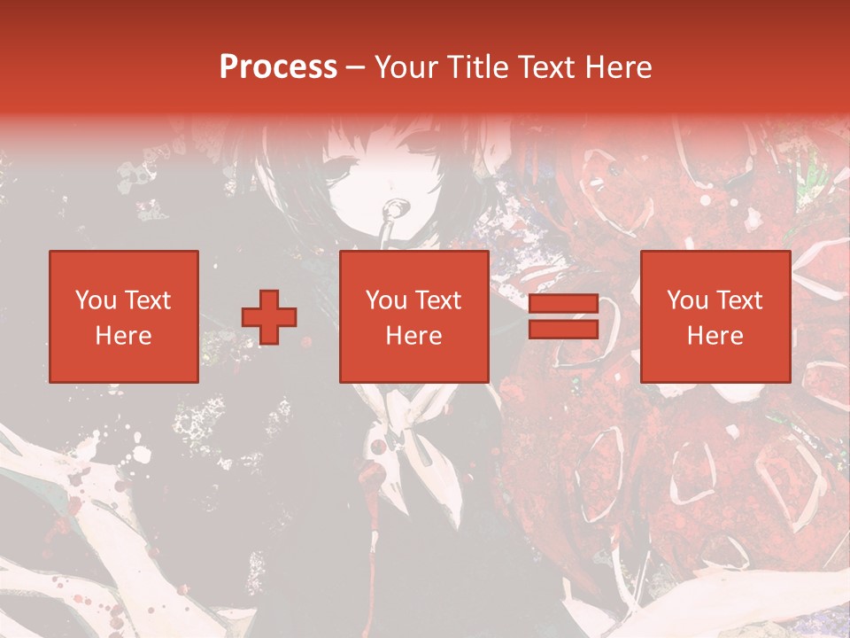 A Woman With Headphones Standing In Front Of Flowers PowerPoint Template