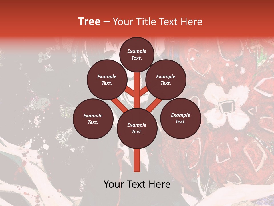 A Woman With Headphones Standing In Front Of Flowers PowerPoint Template