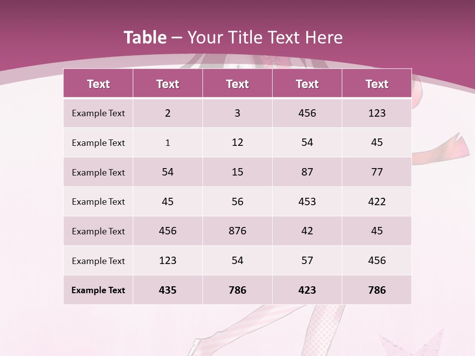 A Girl With Long Hair Is Dancing In A Pink Dress PowerPoint Template