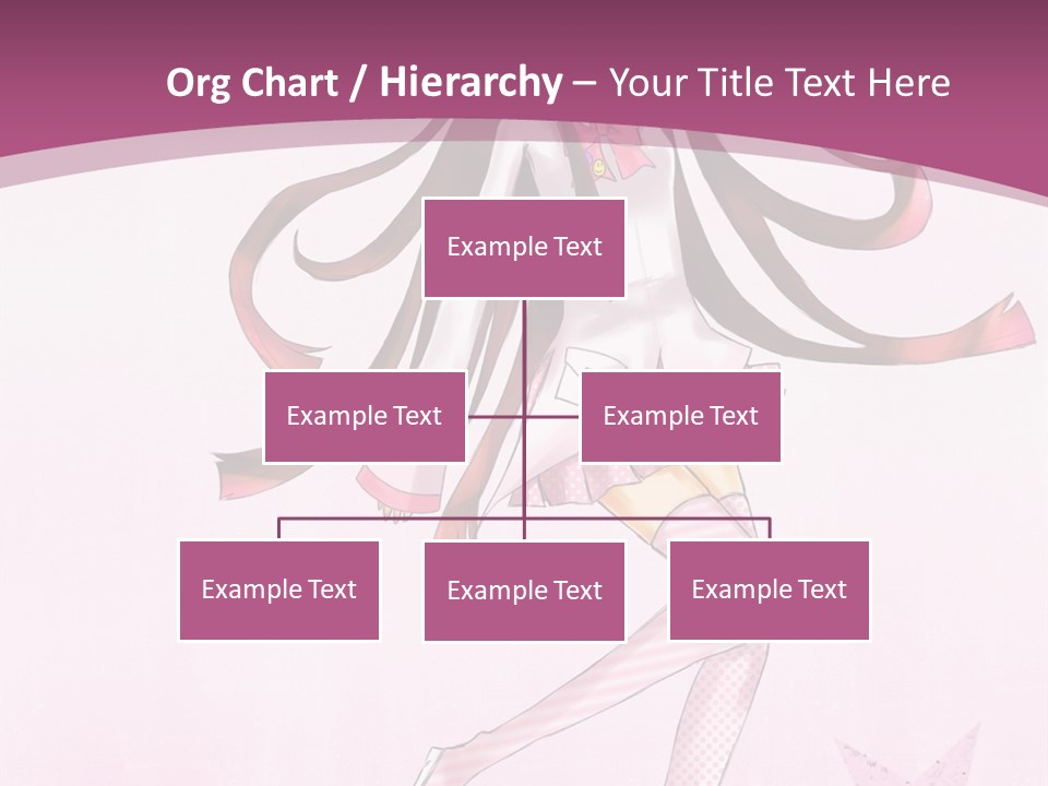 A Girl With Long Hair Is Dancing In A Pink Dress PowerPoint Template