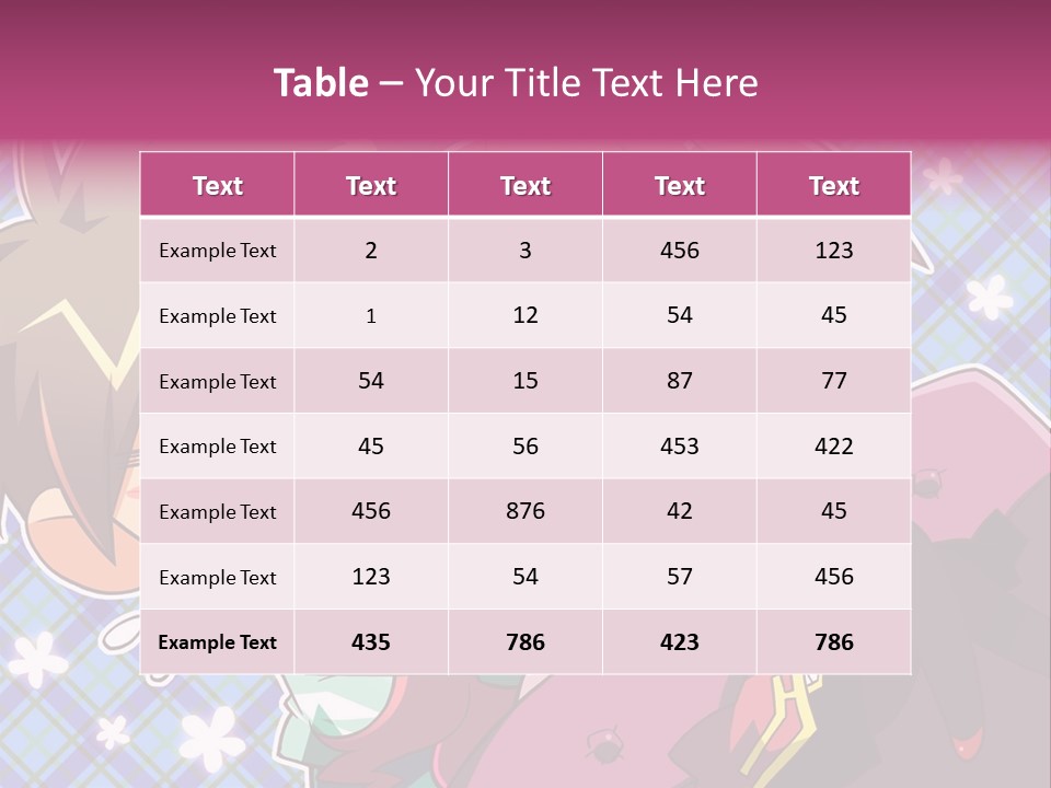 A Couple Of Anime Characters Hugging Each Other PowerPoint Template