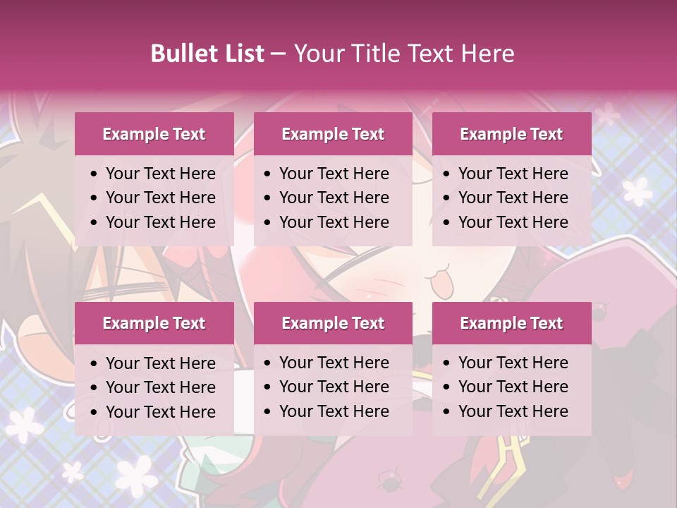 A Couple Of Anime Characters Hugging Each Other PowerPoint Template