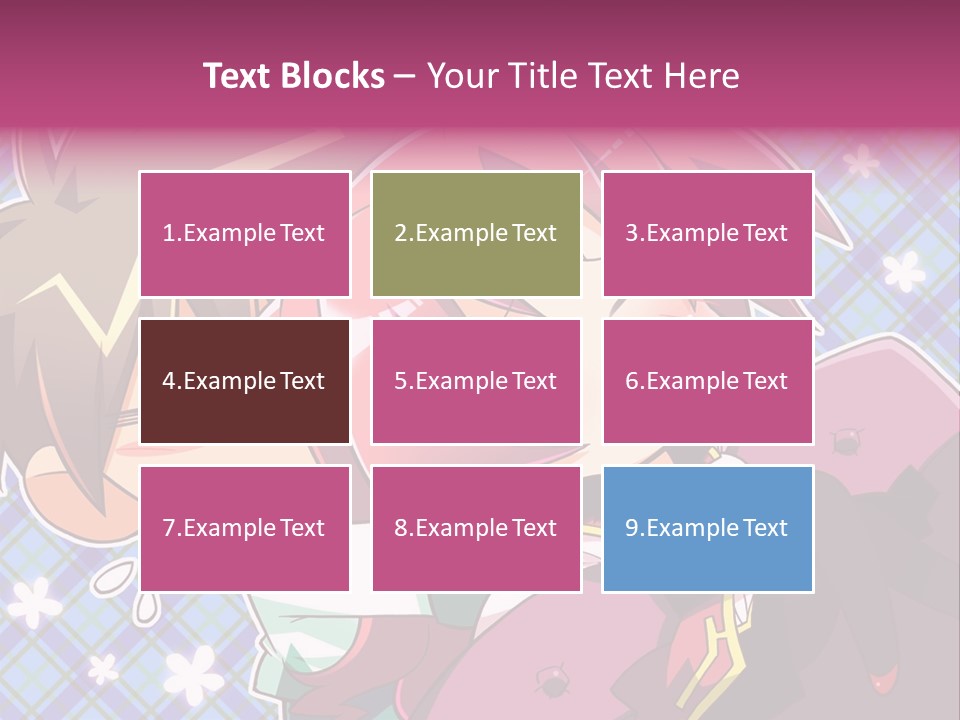 A Couple Of Anime Characters Hugging Each Other PowerPoint Template