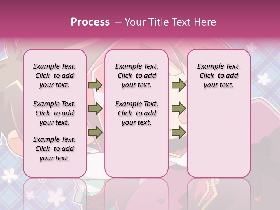 A Couple Of Anime Characters Hugging Each Other PowerPoint Template