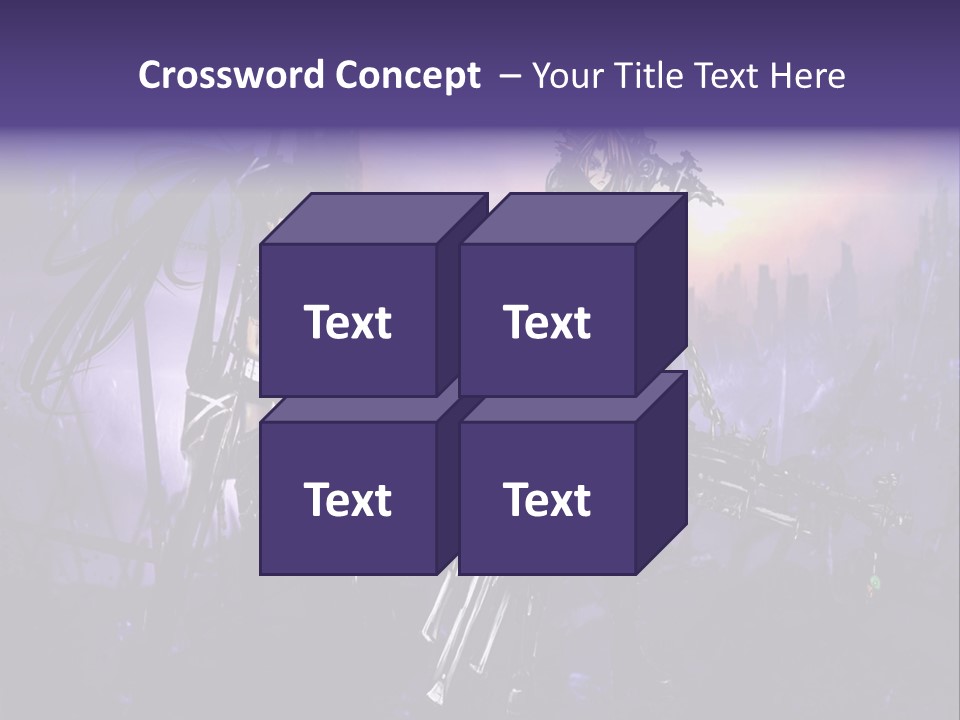 A Couple Of Anime Characters Standing Next To Each Other PowerPoint Template