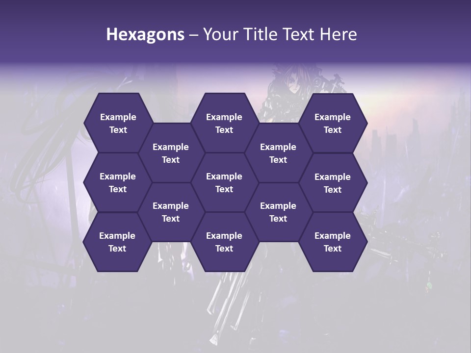 A Couple Of Anime Characters Standing Next To Each Other PowerPoint Template