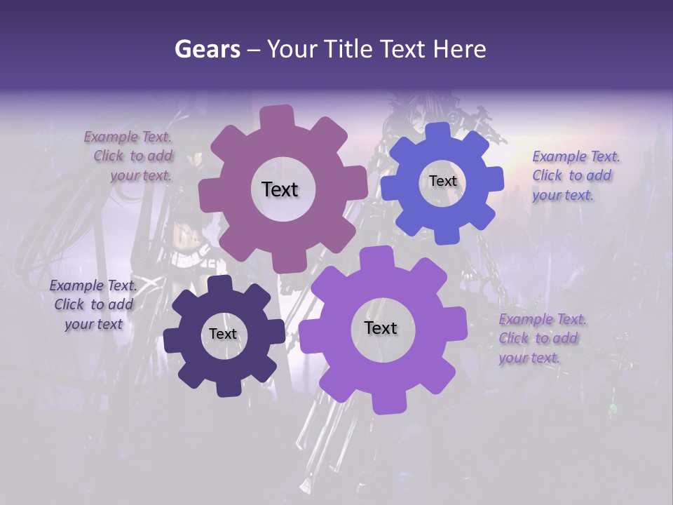 A Couple Of Anime Characters Standing Next To Each Other PowerPoint Template