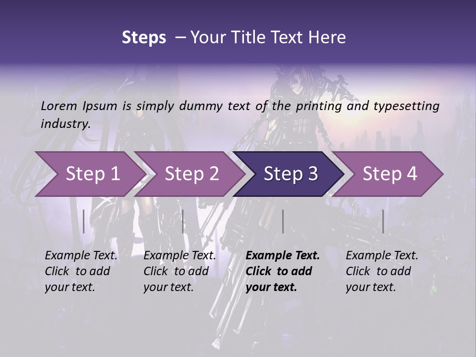 A Couple Of Anime Characters Standing Next To Each Other PowerPoint Template