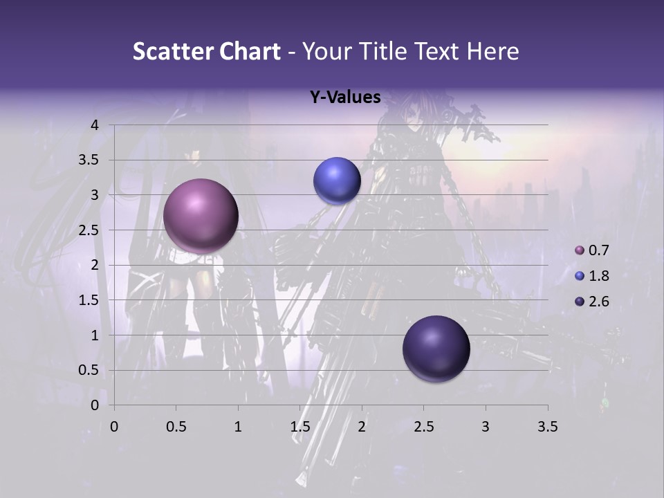 A Couple Of Anime Characters Standing Next To Each Other PowerPoint Template