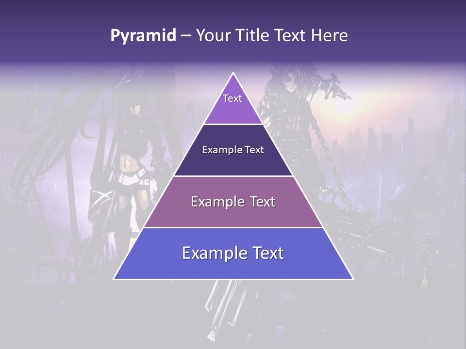 A Couple Of Anime Characters Standing Next To Each Other PowerPoint Template