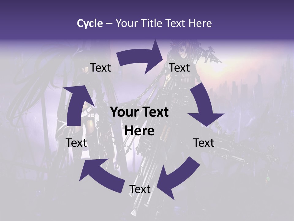 A Couple Of Anime Characters Standing Next To Each Other PowerPoint Template