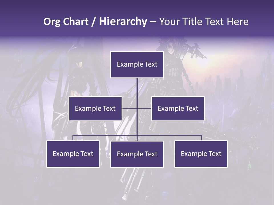 A Couple Of Anime Characters Standing Next To Each Other PowerPoint Template