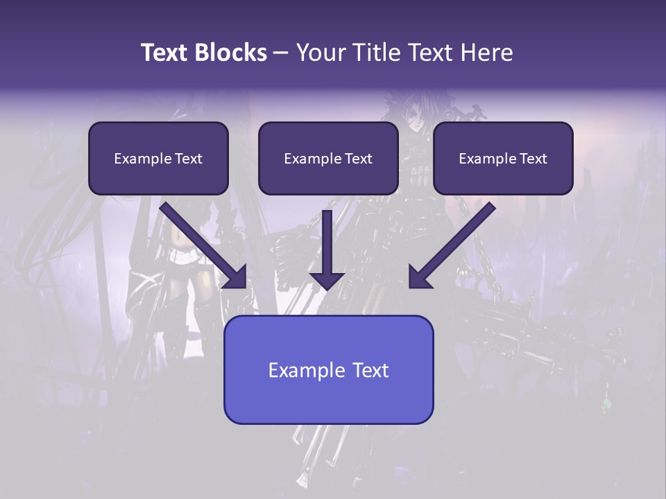A Couple Of Anime Characters Standing Next To Each Other PowerPoint Template