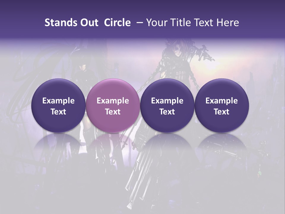 A Couple Of Anime Characters Standing Next To Each Other PowerPoint Template