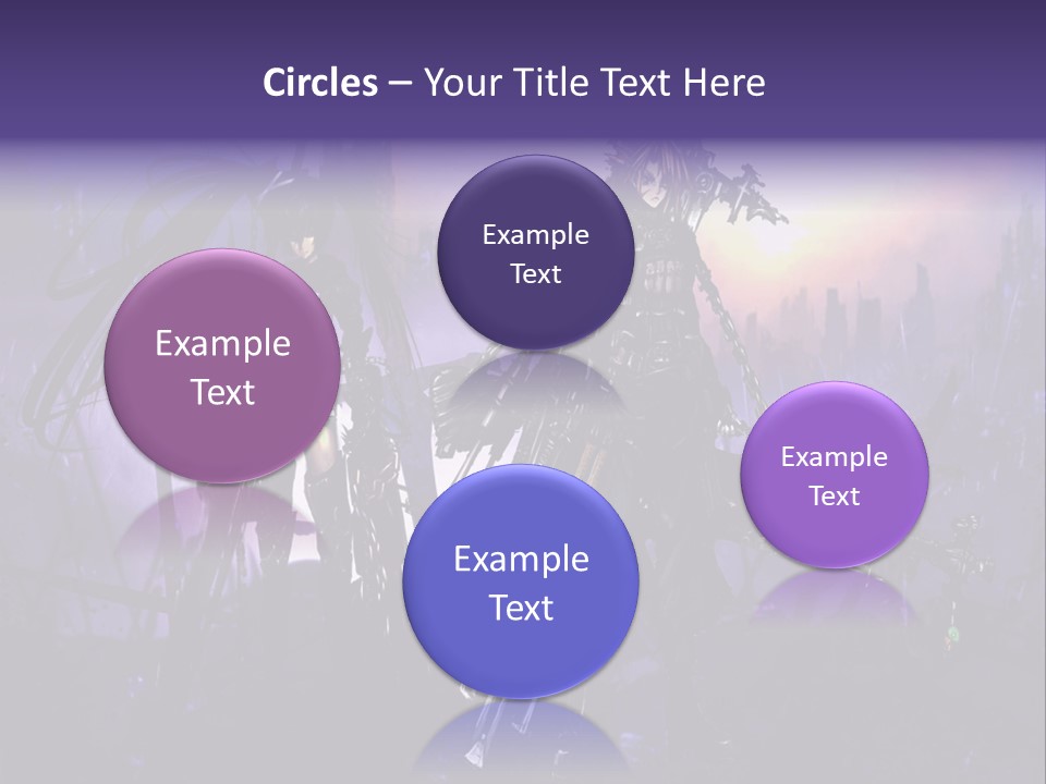 A Couple Of Anime Characters Standing Next To Each Other PowerPoint Template