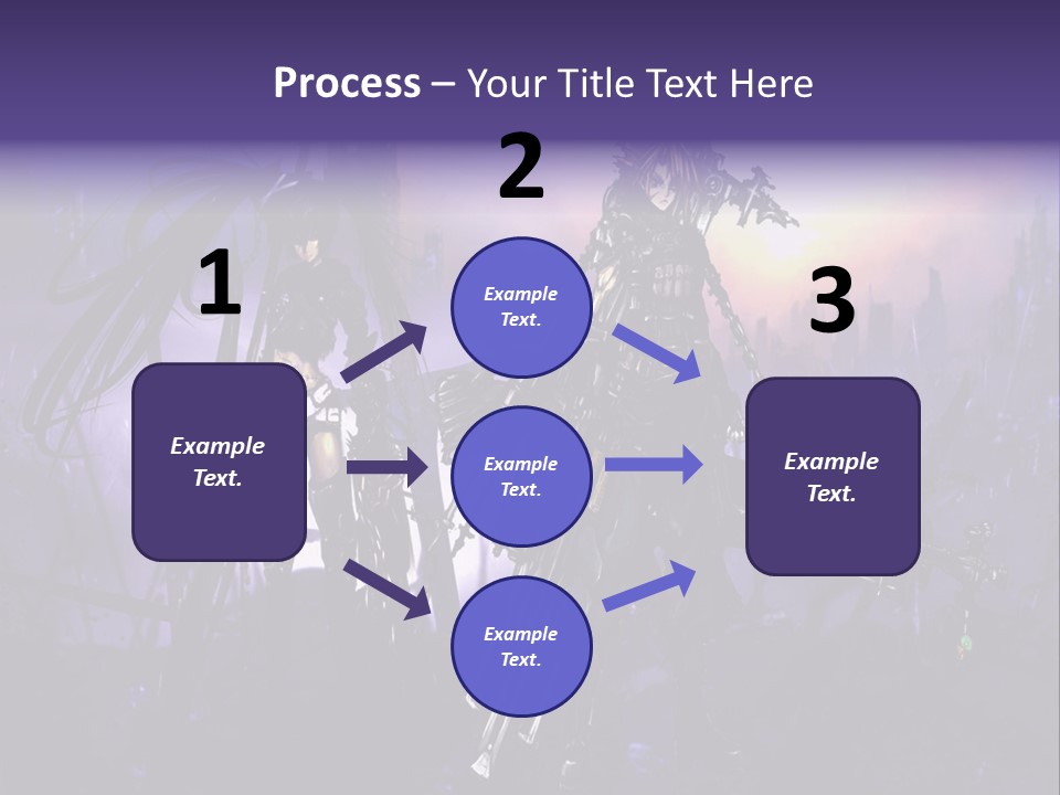 A Couple Of Anime Characters Standing Next To Each Other PowerPoint Template