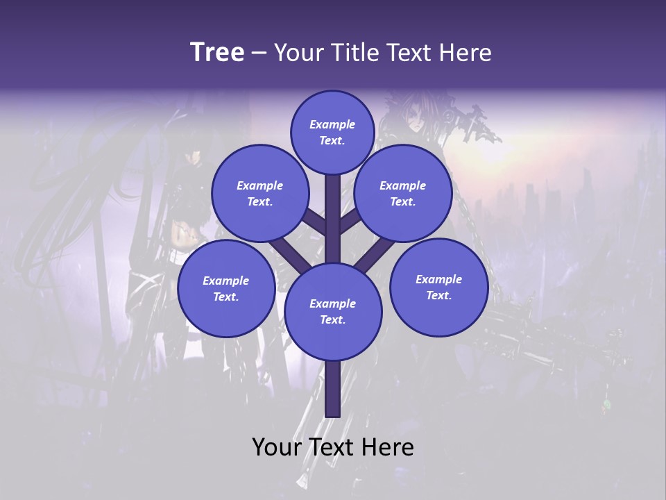 A Couple Of Anime Characters Standing Next To Each Other PowerPoint Template
