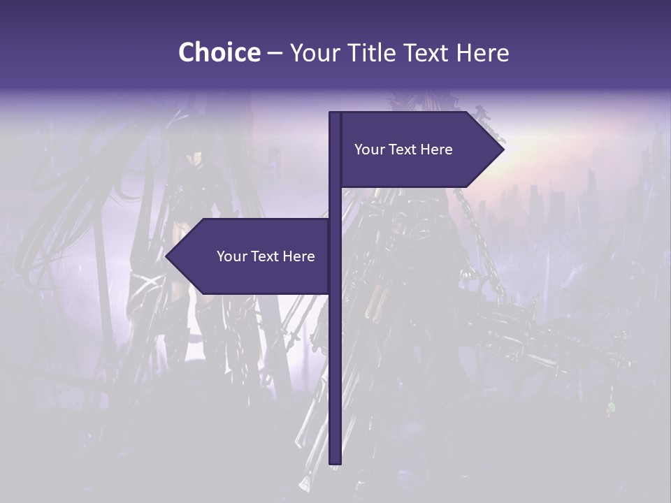 A Couple Of Anime Characters Standing Next To Each Other PowerPoint Template