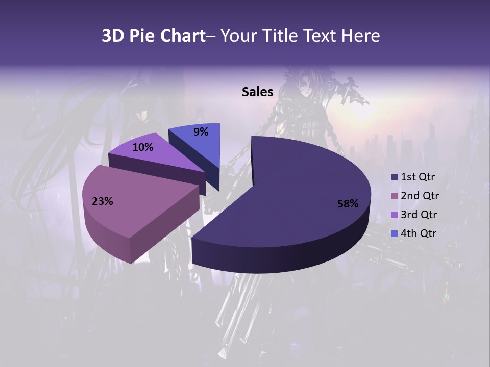 A Couple Of Anime Characters Standing Next To Each Other PowerPoint Template