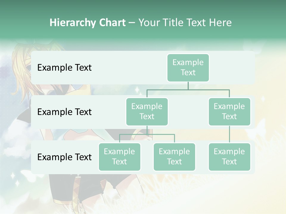 A Girl In A Yellow Shirt And Black Shorts PowerPoint Template