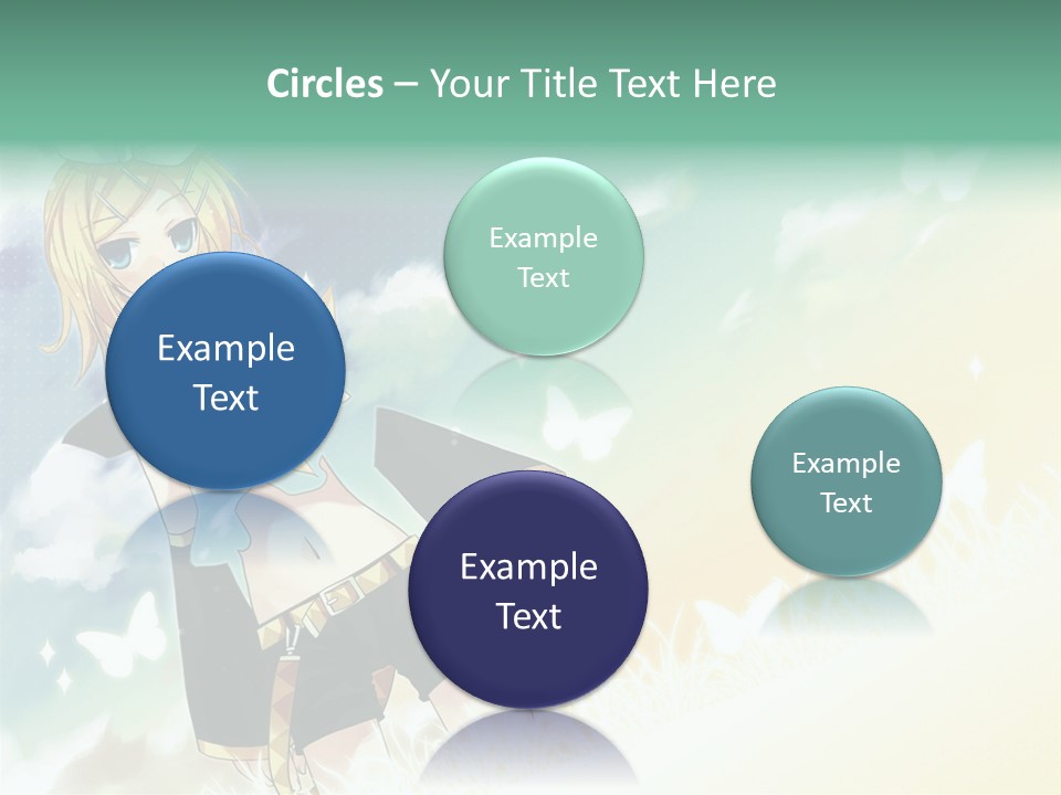 A Girl In A Yellow Shirt And Black Shorts PowerPoint Template