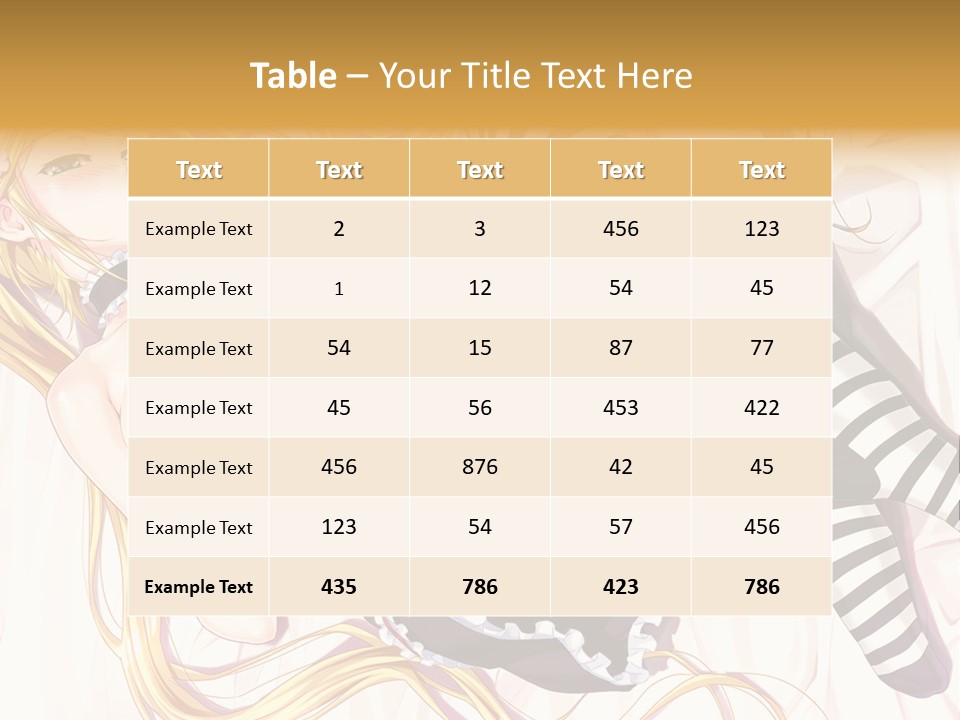 A Sexy Blonde Woman Laying On Top Of A Bed PowerPoint Template