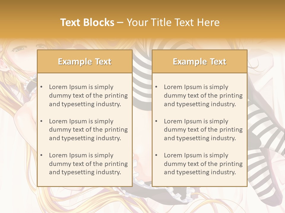 A Sexy Blonde Woman Laying On Top Of A Bed PowerPoint Template