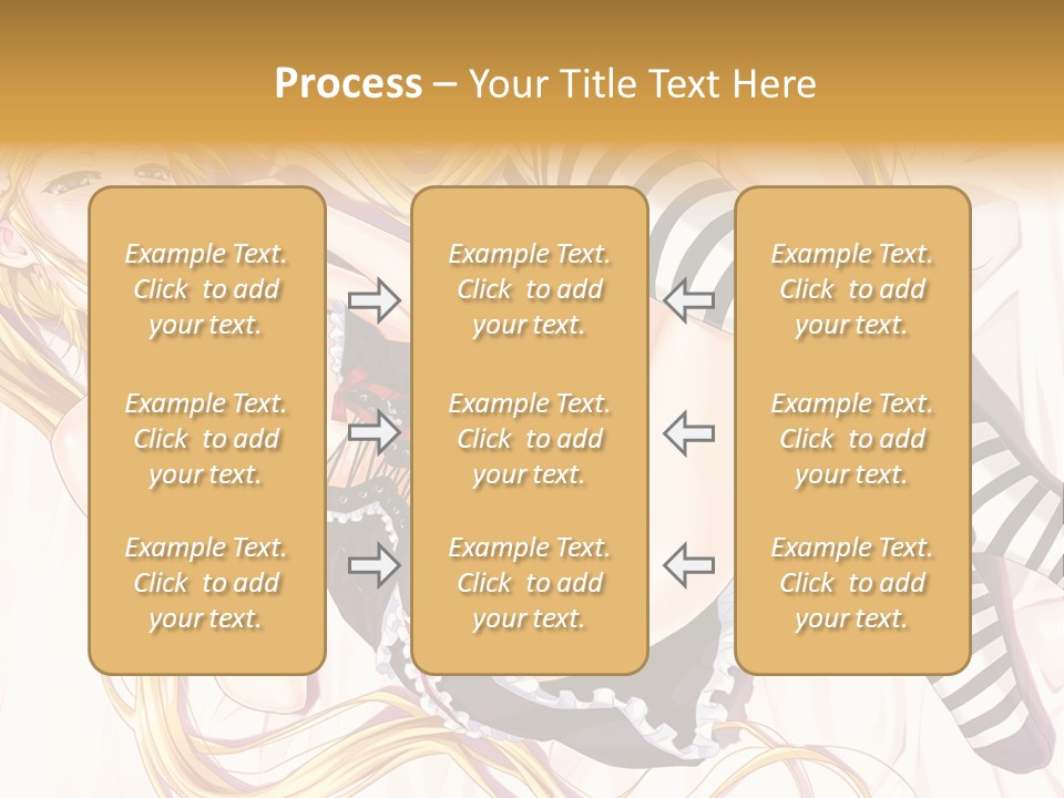 A Sexy Blonde Woman Laying On Top Of A Bed PowerPoint Template