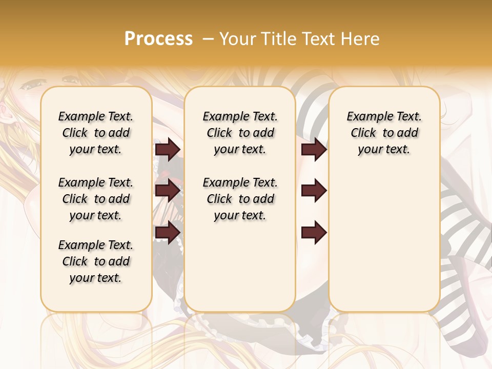 A Sexy Blonde Woman Laying On Top Of A Bed PowerPoint Template