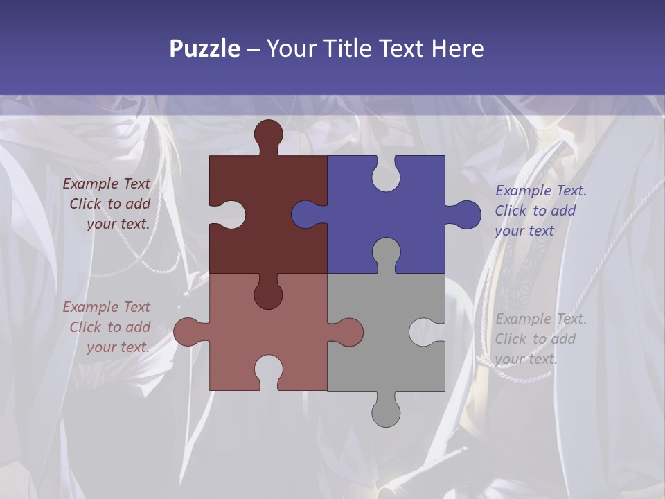 A Group Of People Standing Next To Each Other PowerPoint Template