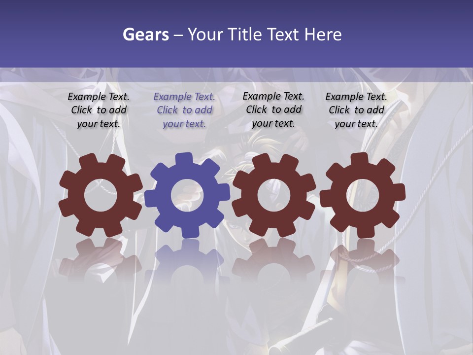 A Group Of People Standing Next To Each Other PowerPoint Template