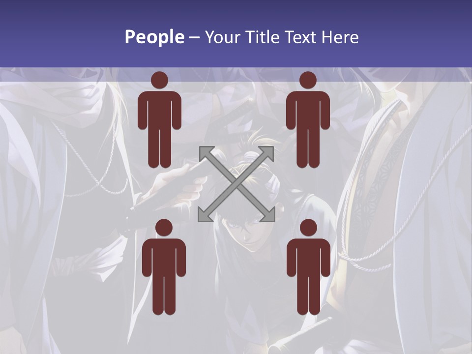 A Group Of People Standing Next To Each Other PowerPoint Template