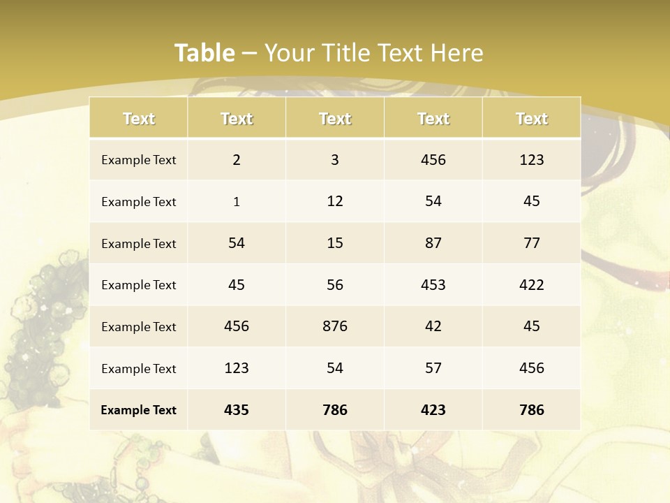 A Woman In A White Dress With Long Hair PowerPoint Template